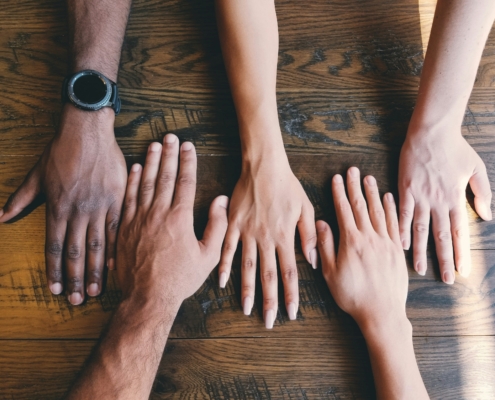 A variety of diverse business owners.