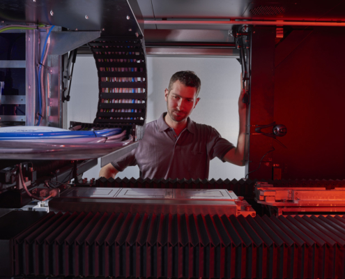 looking in Xjet machine